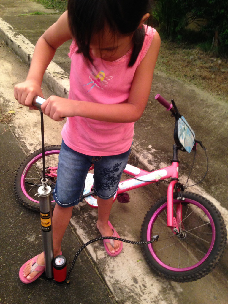 Stroller yesterday, bike today, car tomorrow. Time flies. Ride together.
